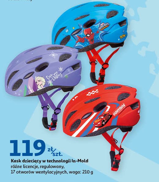 Kask rowerowy dziecięcy cars promocja