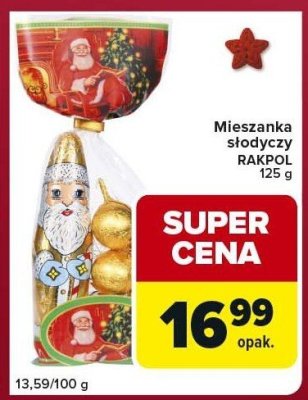 Mieszanka słodyczy RAKPOL 125 g promocja w Carrefour Express