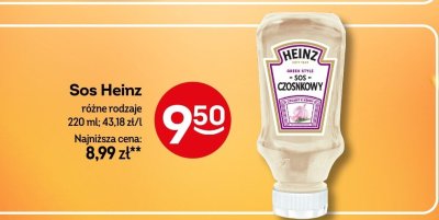 Sos Heinz różne rodzaje promocja w Żabka