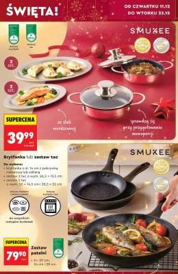 Zestaw tac SMUKEE promocja w Biedronka