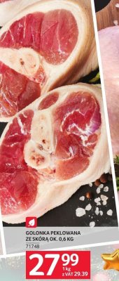 Golonka peklowana ze skórą ok. 0.6 kg promocja w Selgros