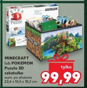 Puzzle 3d 72 el. pokemon Ravensburger promocja w Kaufland