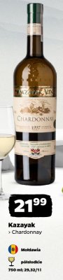 Wino Kazayak Chardonnay promocja w Netto
