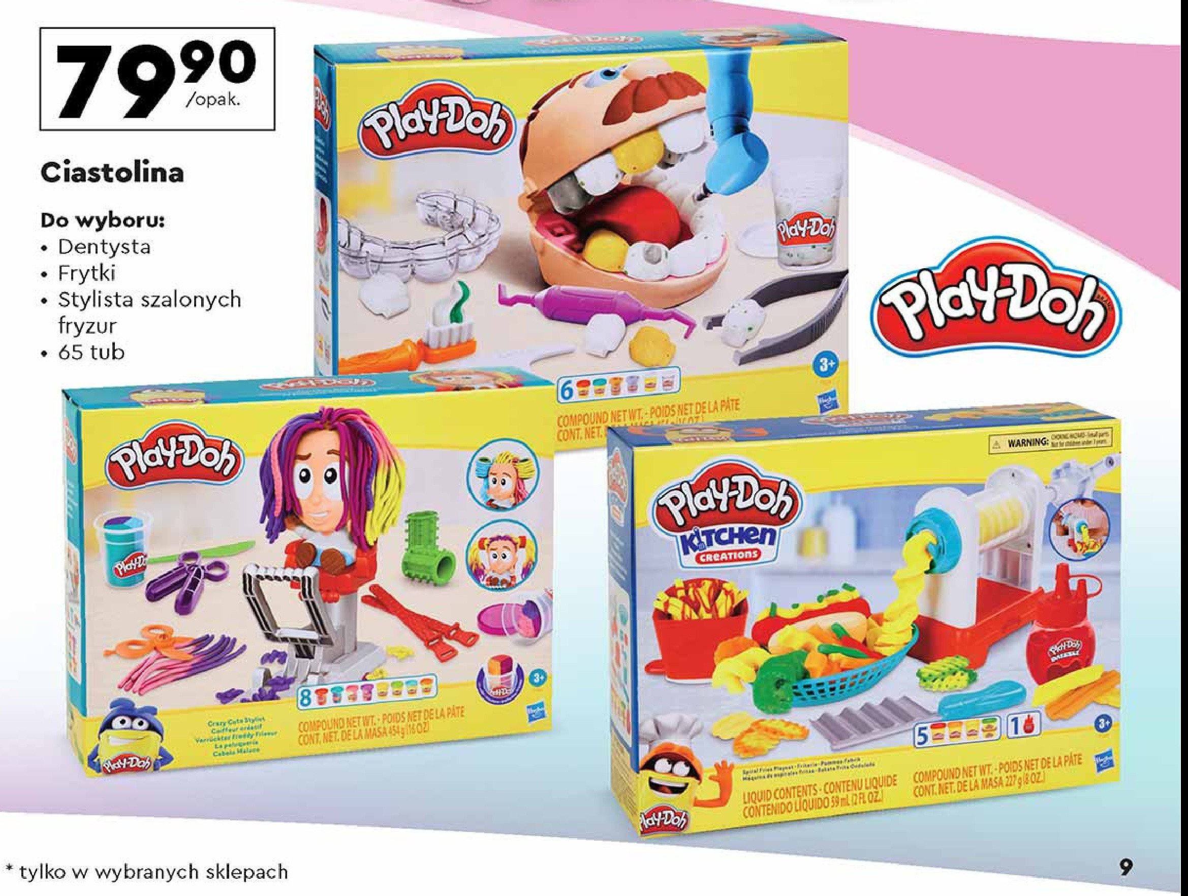 Ciastolina frytki Play-doh kitchen creations promocja