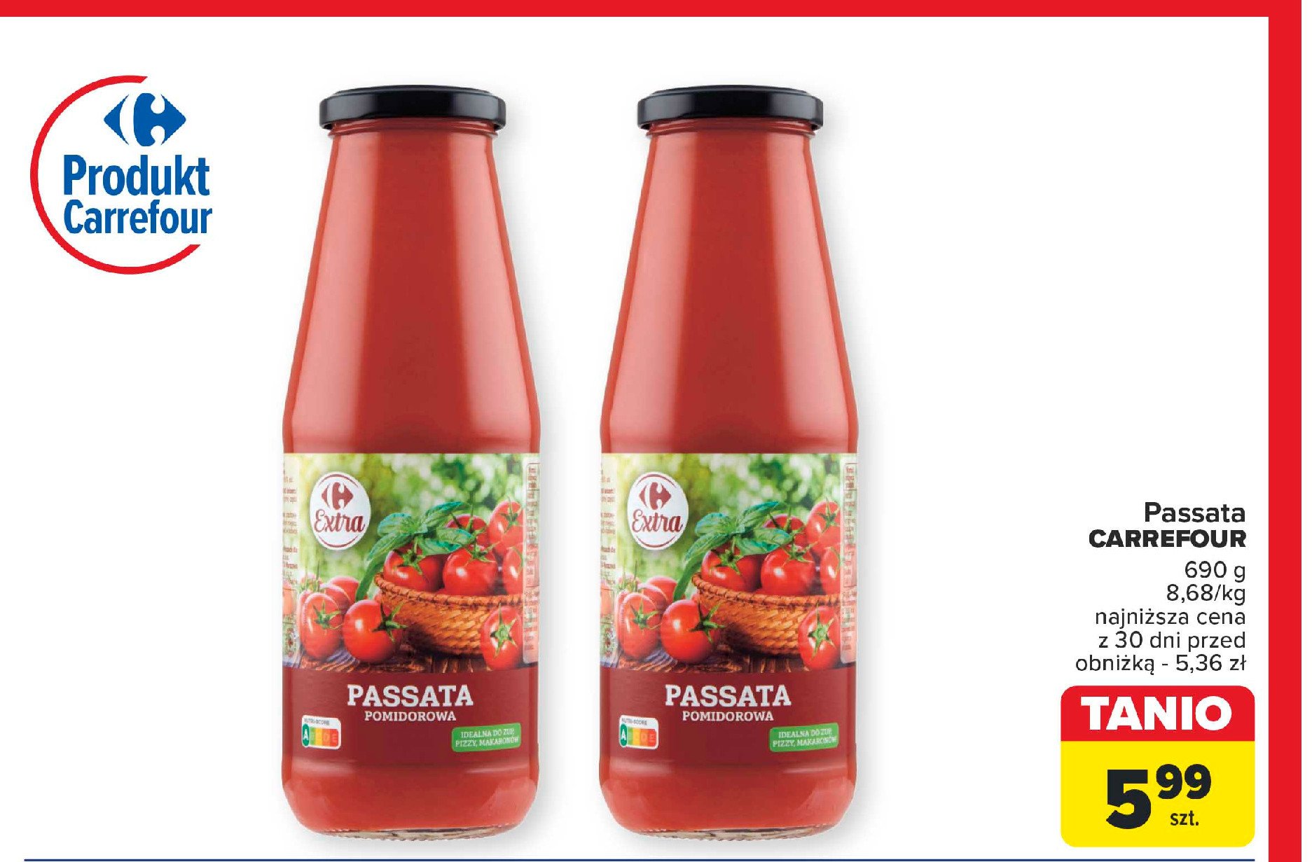 Passata Carrefour extra promocja w Carrefour Market