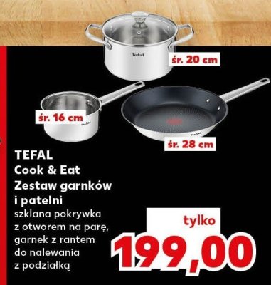 Zestaw garnków i patelni Cook & Eat promocja w Kaufland
