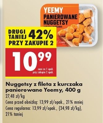 Nuggetsy w panierce Yeemy promocja