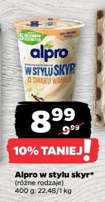 Alpro w stylu skyr promocja w Netto
