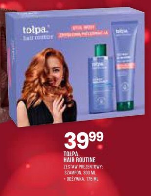 Zestaw kosmetyków TOLPA Hair Routine (szampon 300ml, odżywka 175ml) promocja w Drogerie Natura