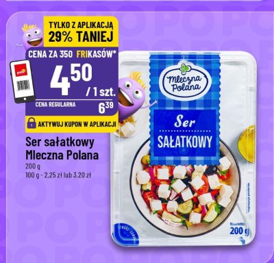 Ser sałatkowy Mleczna Polana promocja w POLOmarket