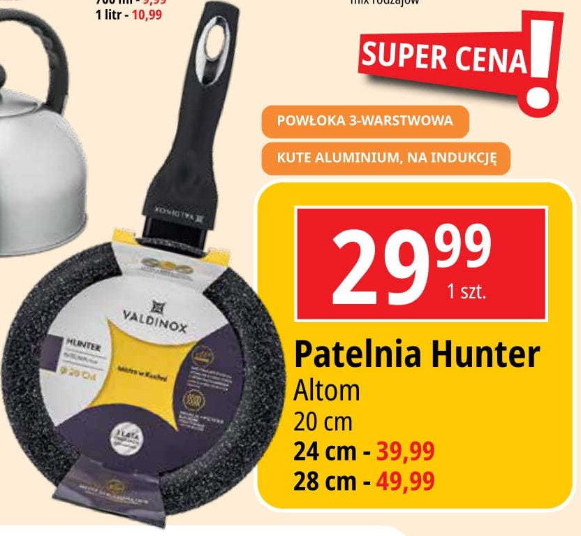 Patelnia hunter 24 cm Valdinox promocja