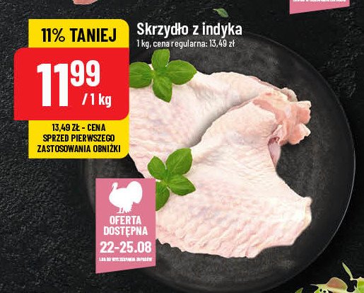 Skrzydełko z indyka promocja