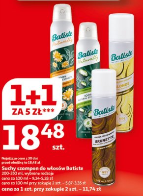Suchy szampon do włosów Batiste promocja w Auchan