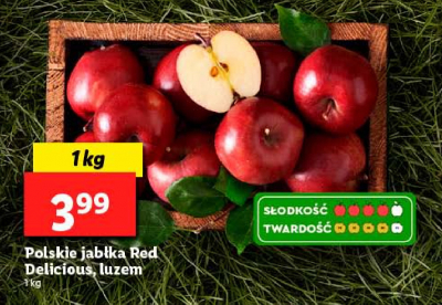 Jabłka red delicious Ryneczek lidla promocja