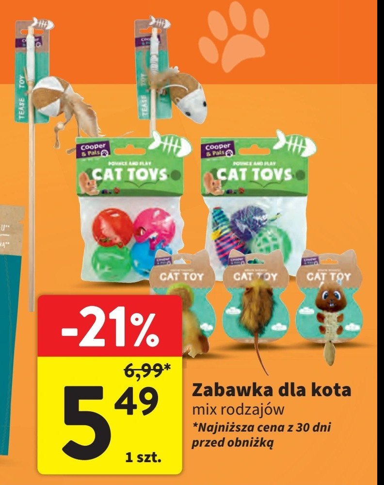 Zabawka dla kota COOPER&PALS promocja