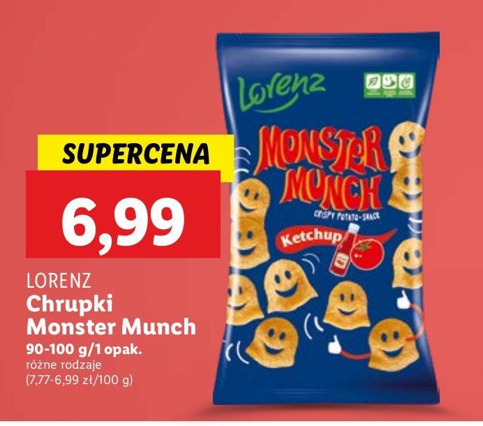 Chrupki ketchupowe Lorenz promocja w Lidl