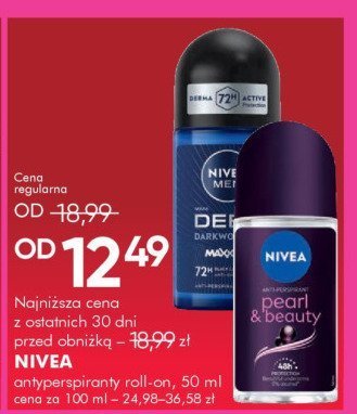 NIVEA antyperspiranty roll-on, 50 ml promocja w Super-Pharm