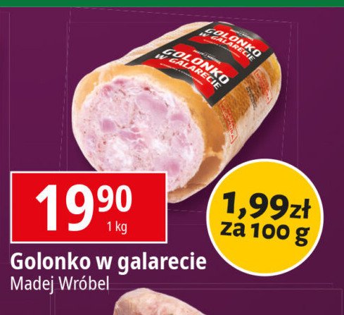 Golonko w galarecie Madej & wróbel promocja w Leclerc