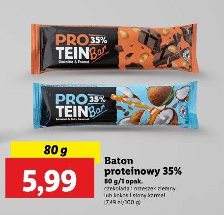 Baton proteinowy coconut & salty caramel PROTEIN BAR promocja