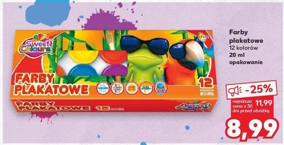 Farby plakatowe Sweet colours promocja