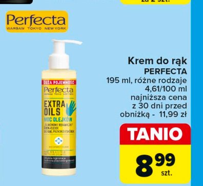 Krem-olejek do rąk silikonowe rękawiczki Perfecta extra oils promocja