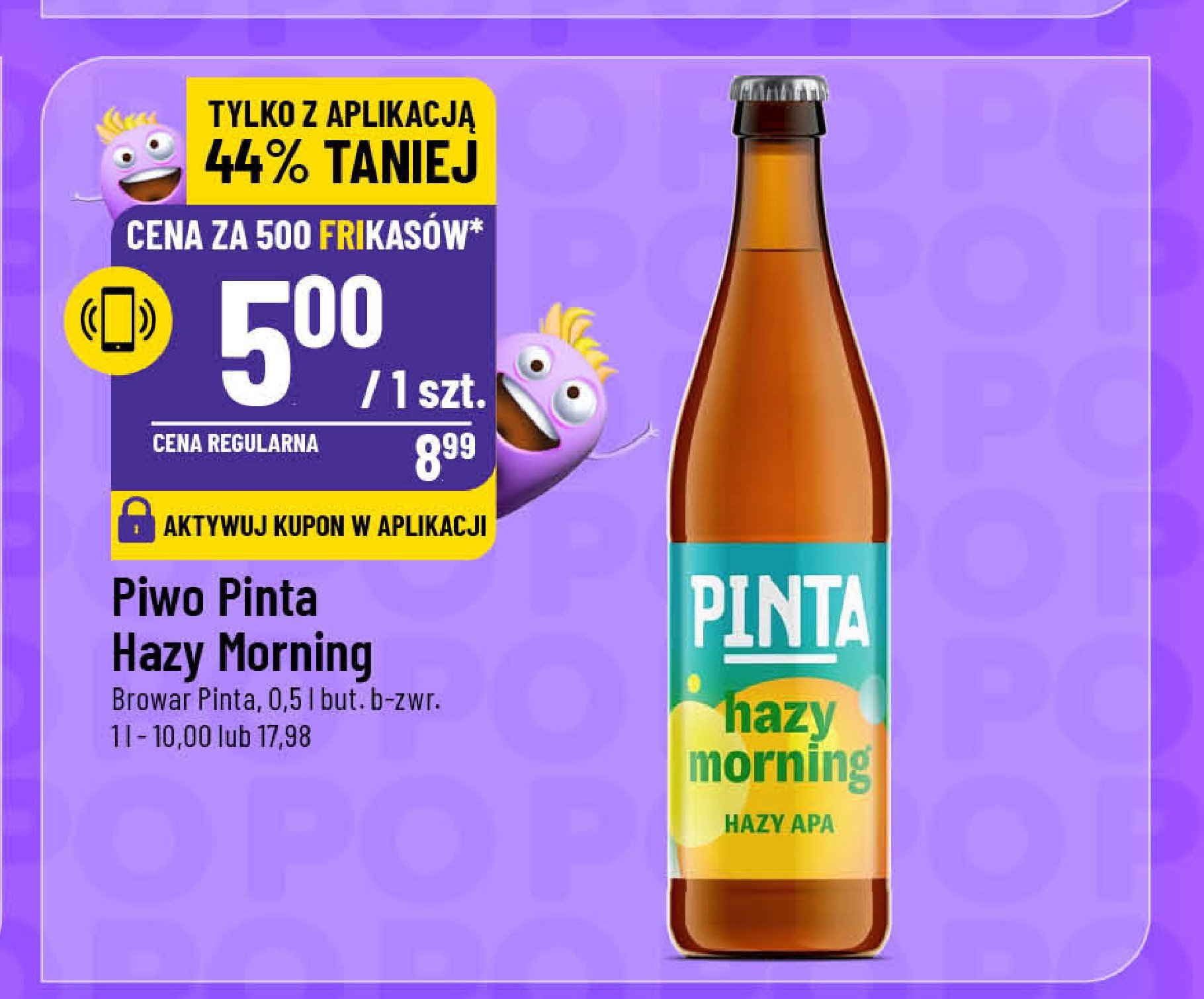 Piwo Pinta hazy morning promocja w POLOmarket