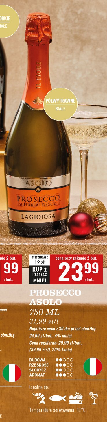 Wino Asolo prosecco la gioiosa promocja w Biedronka