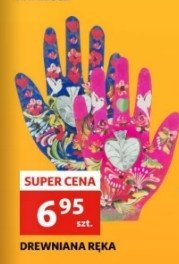 Ręka drewniana promocja