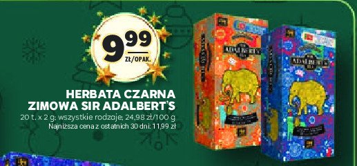 Herbata miód & cytryna Sir adalbert's tea promocja w Stokrotka