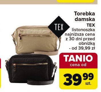 Torebka damska listonoszka Tex promocja