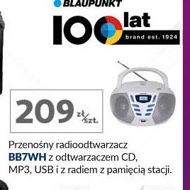 Radioodtwarzacz bb7wh Blaupunkt promocja w Auchan