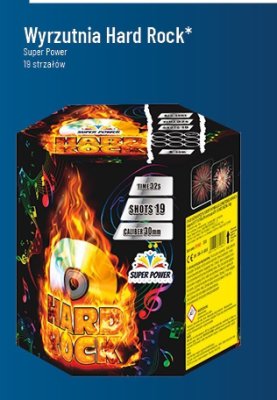 Wyrzutnia fajerwerków Hard Rock Super Power promocja w POLOmarket