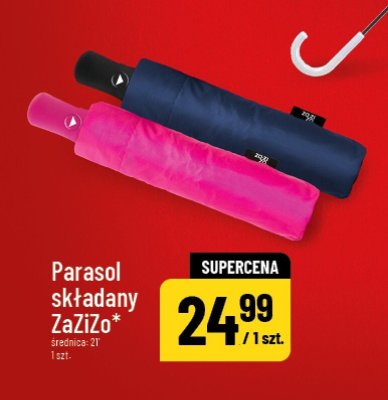 Parasol składany ZaZiZo róż promocja w POLOmarket