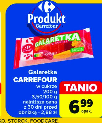 Galaretka w cukrze Carrefour classic promocja