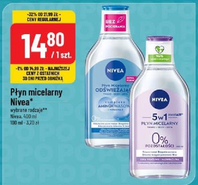 Płyn micelarny Nivea promocja w POLOmarket