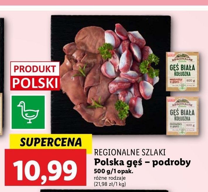 Gęś biała kołudzka REGIONALNE SZLAKI promocja