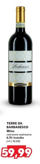 Wino Terre da barbaresco promocja