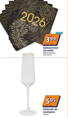 Kieliszek do szampana promocja w Action