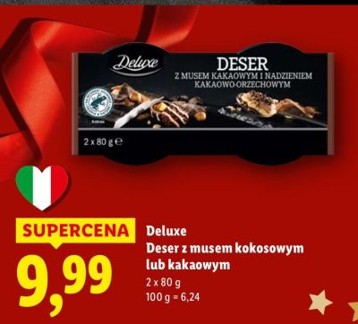 Deser z musem kakaowym promocja w Lidl