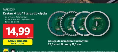 Tarcze do szlifierki Parkside promocja