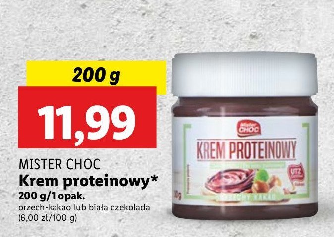 Krem proteinowy Mister choc promocja