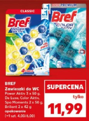 Zawieszki do WC Brilliant 2 x 42g  promocja w Kaufland