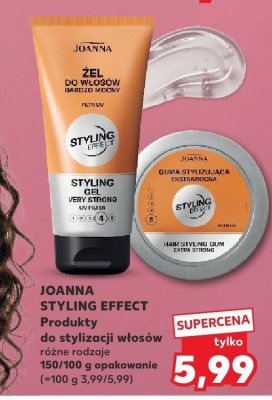 Produkty do stylizacji włosów Joanna Styling Effect różne rodzaje 150/100 g promocja w Kaufland