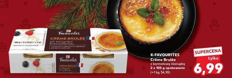 Creme brulee K-classic favourites promocja