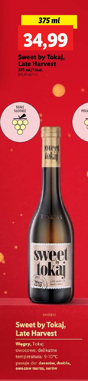 Wino Tokaji late harvest promocja