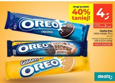 Ciastka Oreo promocja w Dealz