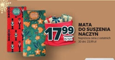 Mata do suszenia naczyń promocja w Stokrotka