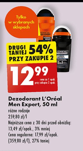 Dezodorant L'oreal men expert thermic resist promocja