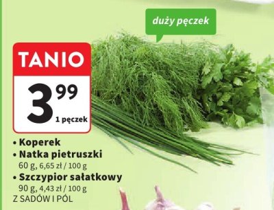 Koperek Z SADÓW I PÓL promocja w Intermarche