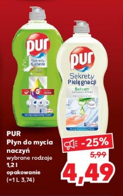 Płyn do naczyń apple Pur sekrety kucharza promocja
